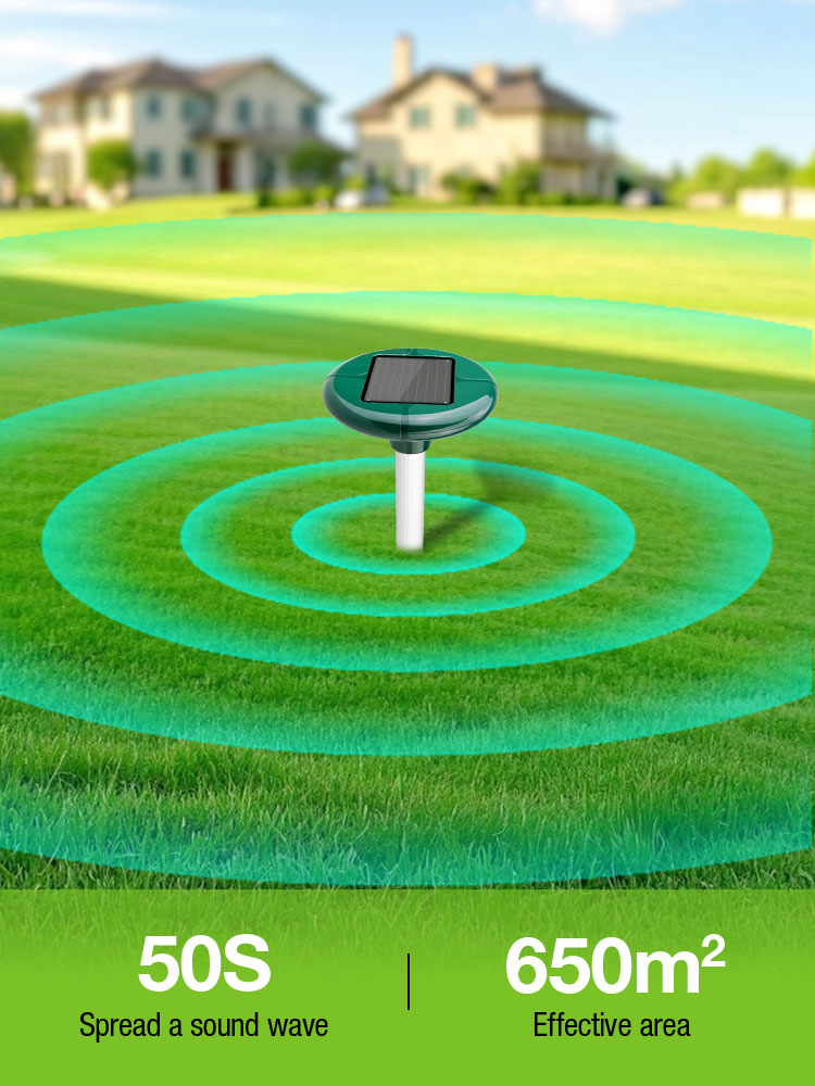 solar powered pest repellent Sonic Coverage